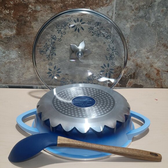 Temptations by Tora Brasier Lid Non Stick Aluminum Serving Spoon - Picture 6 of 12